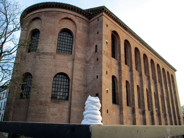 Visitor-Aktion in Trier 2012 Ragnhild Becker und Gunar Seitz